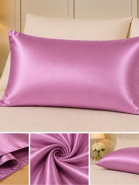 Luxe Satin Pillowcase - Pink